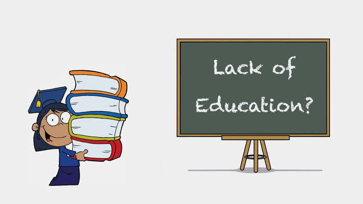 causes of lack of education